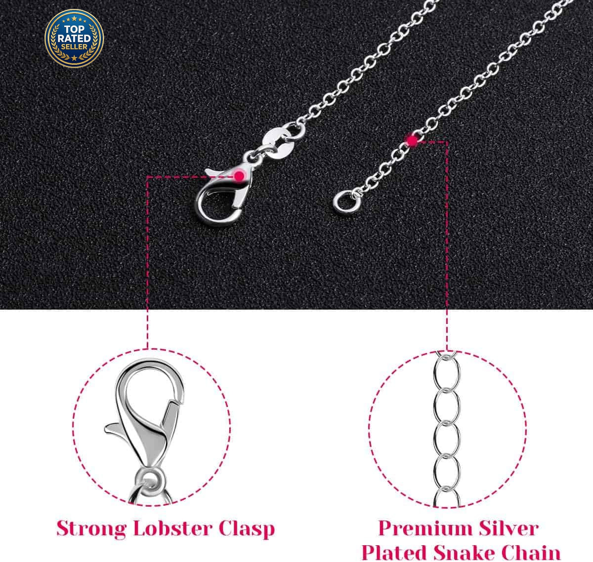 30 Pack Chain Necklace Bulk Jewelry Making Chains Silver Plated