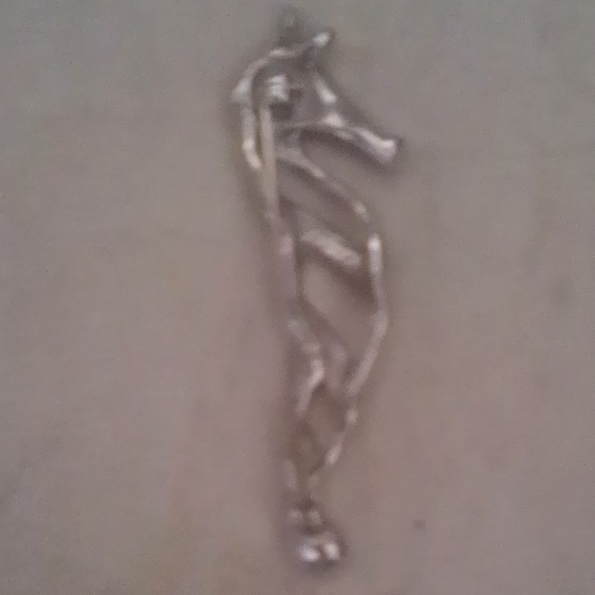 Silver Tone Rhinestone Swirl Brooch Pin, Clear Stones, Metal Jewelry
