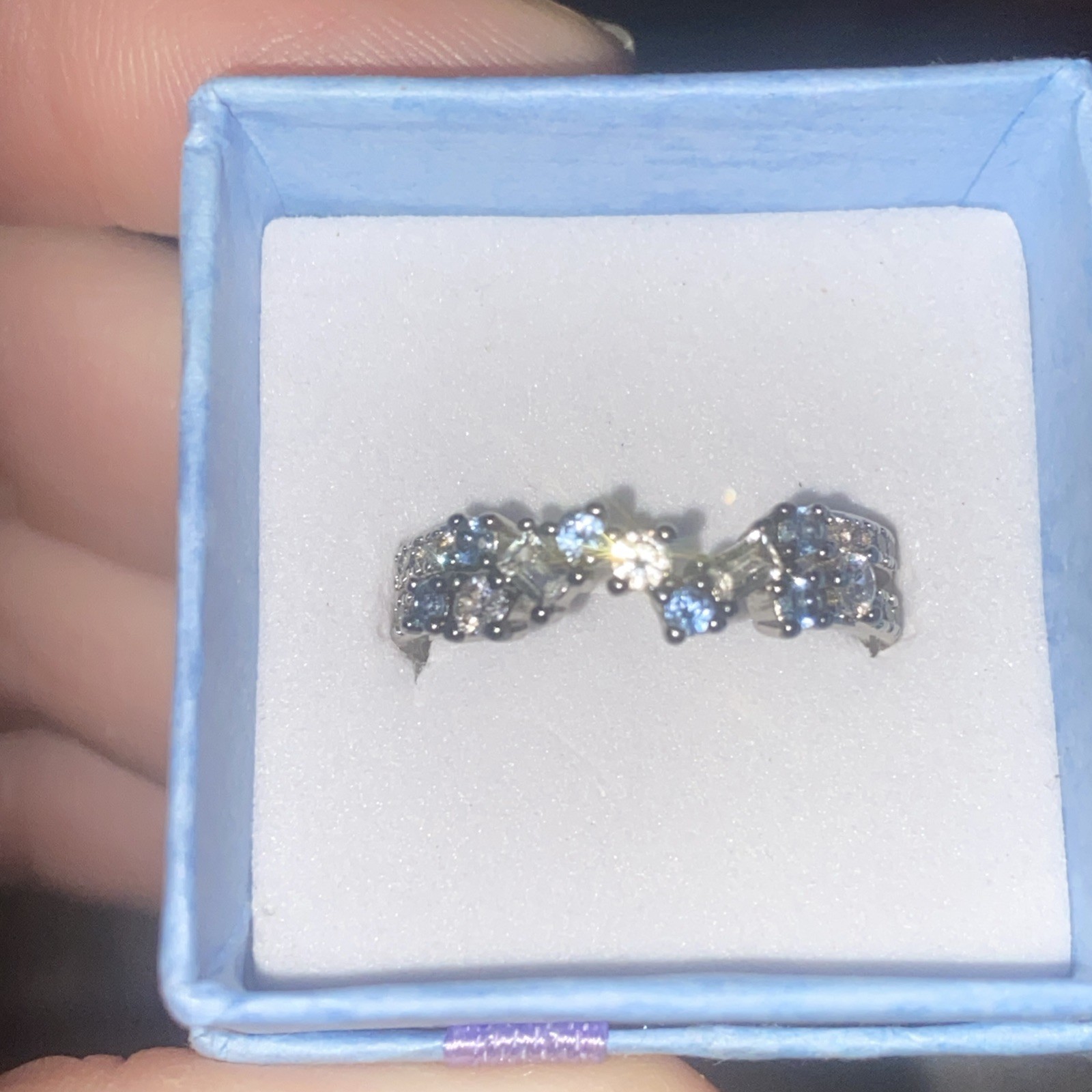 💍 Bomb Party Rings 5 pc Lot – All New- Size 9 Beautiful Opals CZ