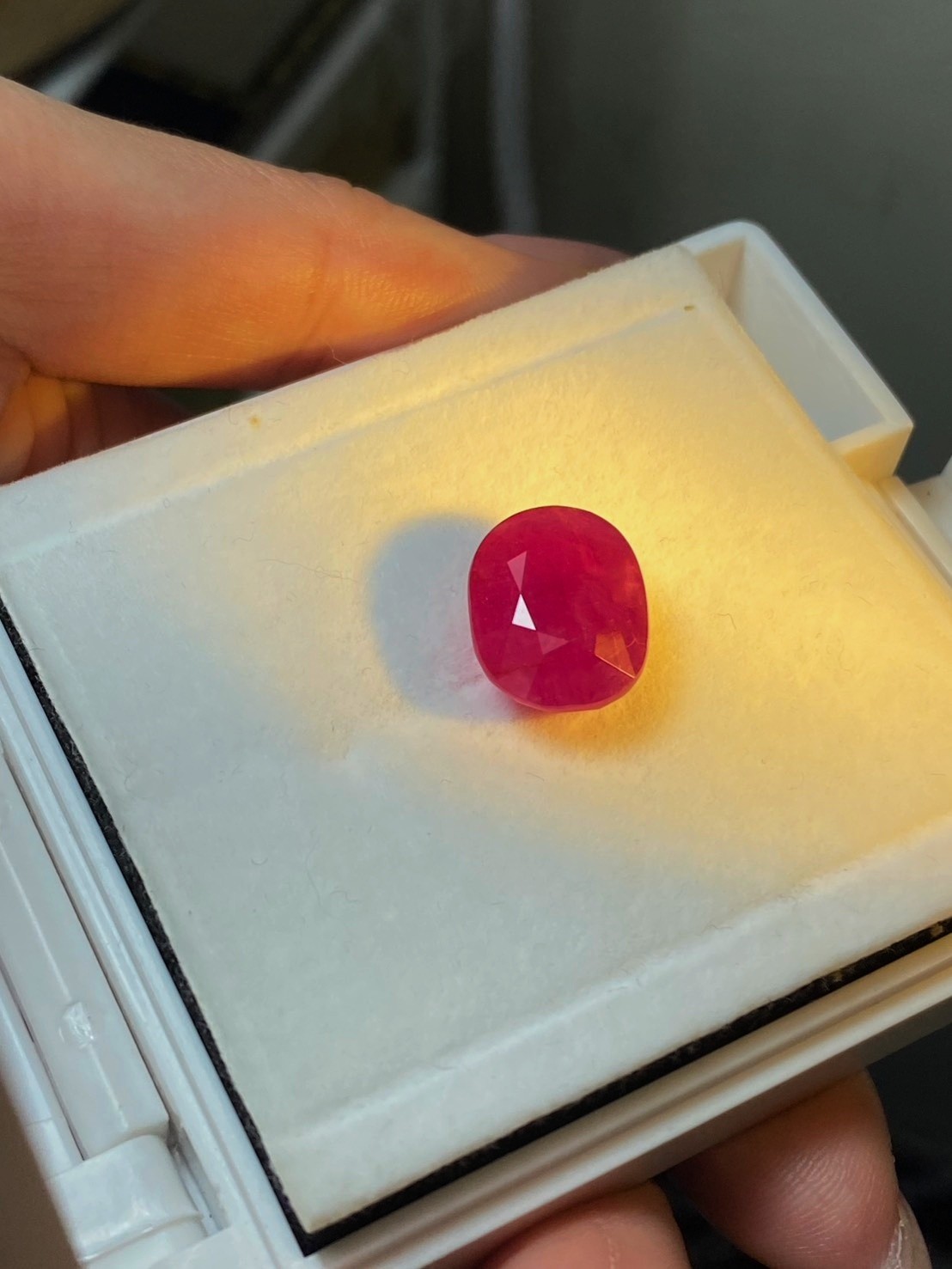 [jerseychou] Natural ruby 13.56 ct, Afghanistan, no heat , AIGS