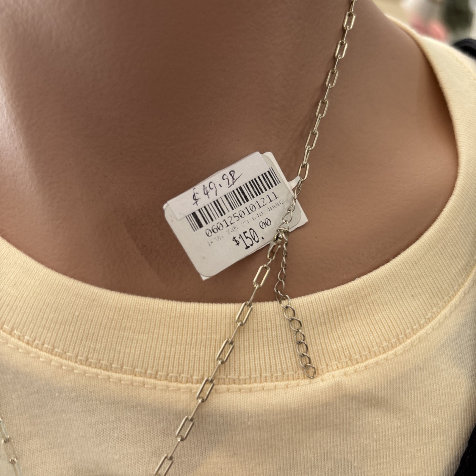 Silver Chain Necklace | Brand Unspecified