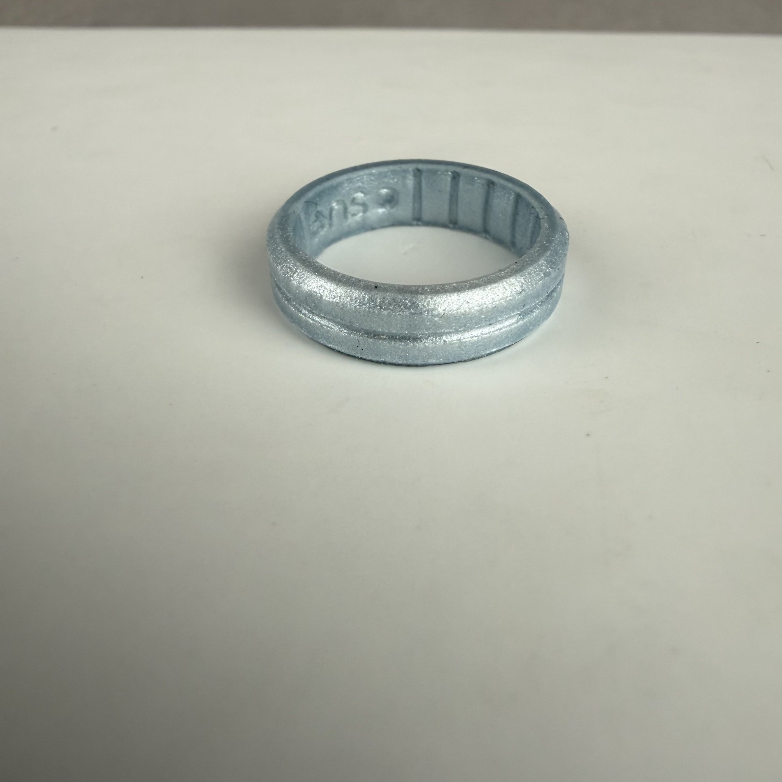 Enso Rings Diamond Blue Elements Classic Silicone Ring Contour Adult Size 5