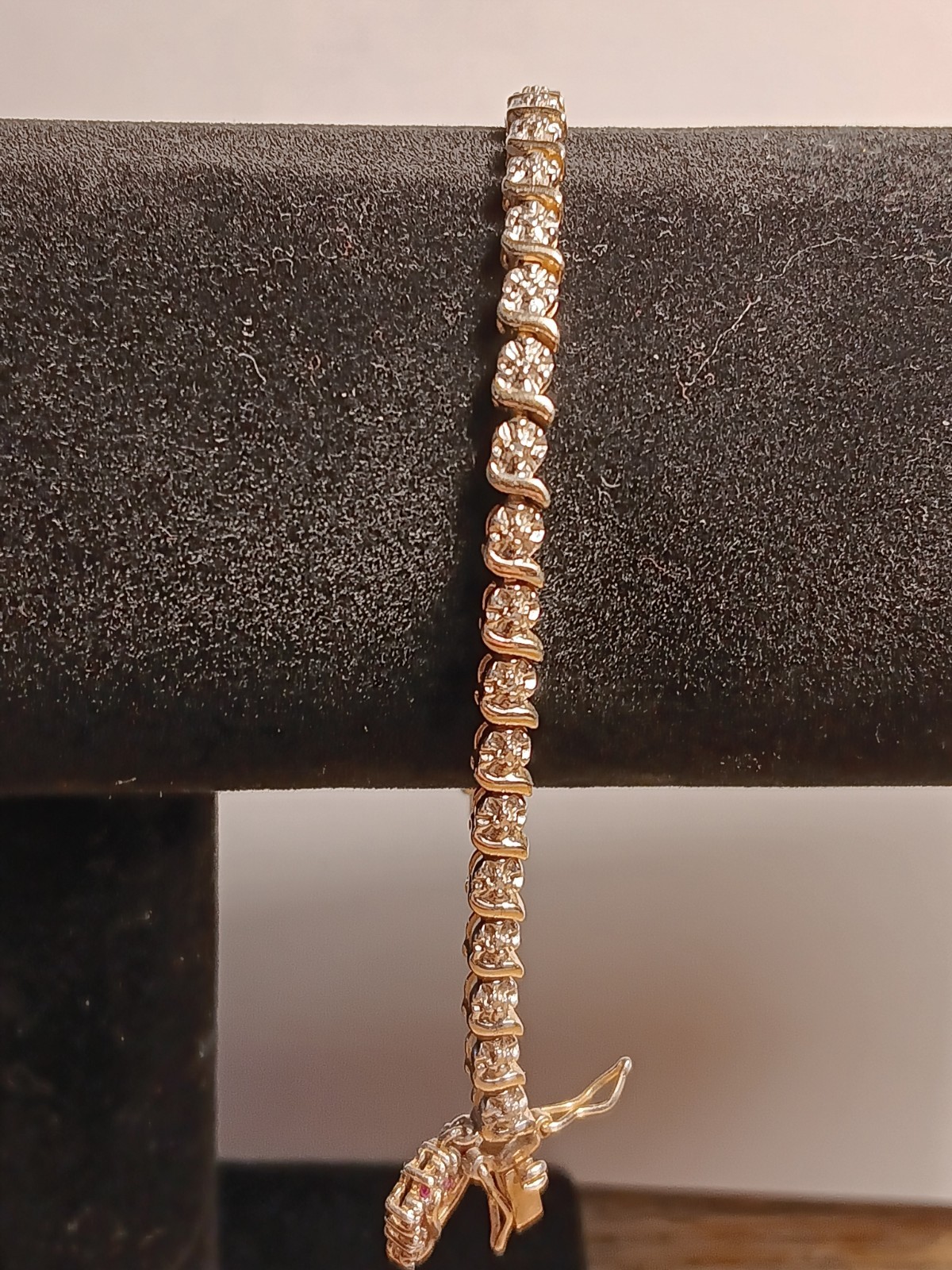 Silver 925 seven-in Bracelet. Marked China R 3/8″ Width Beautiful Bracelet Heavy
