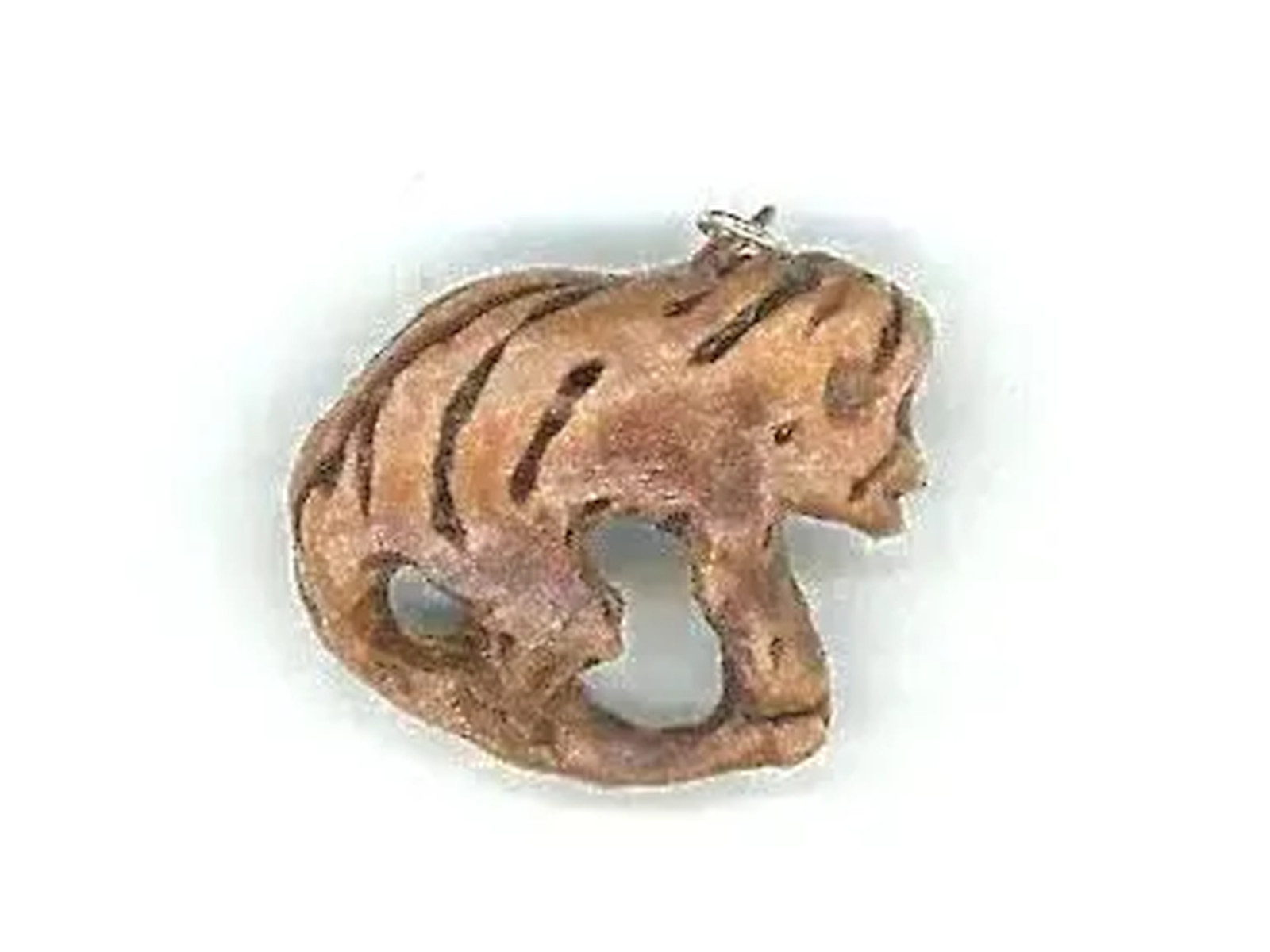 1 Monkey Pendant Brown Wood Hand Carved 1 3/8″ x 1″ x 1/2″