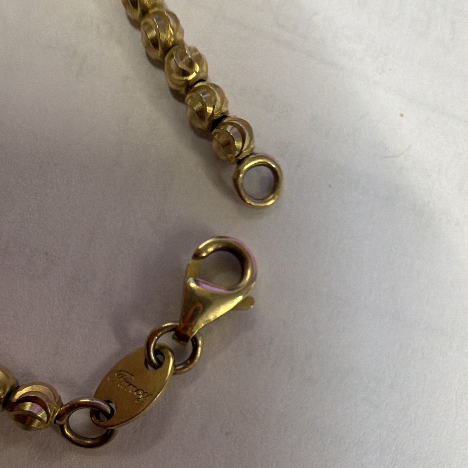 Jacoje 14k gold 3mm moon cut chain 12grams 20 inches