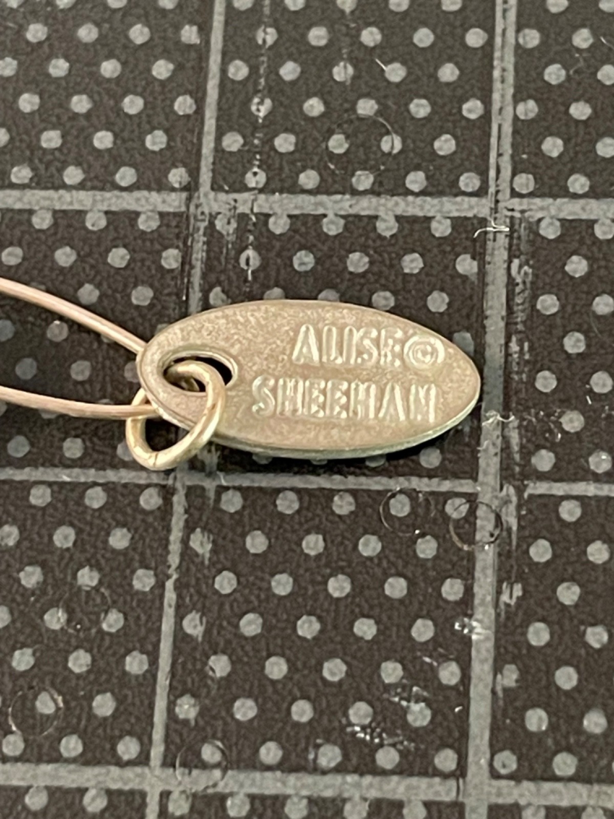 Alise Sheehan Necklace Real Pearl Birds Nest Pendant Silver tone 19 in