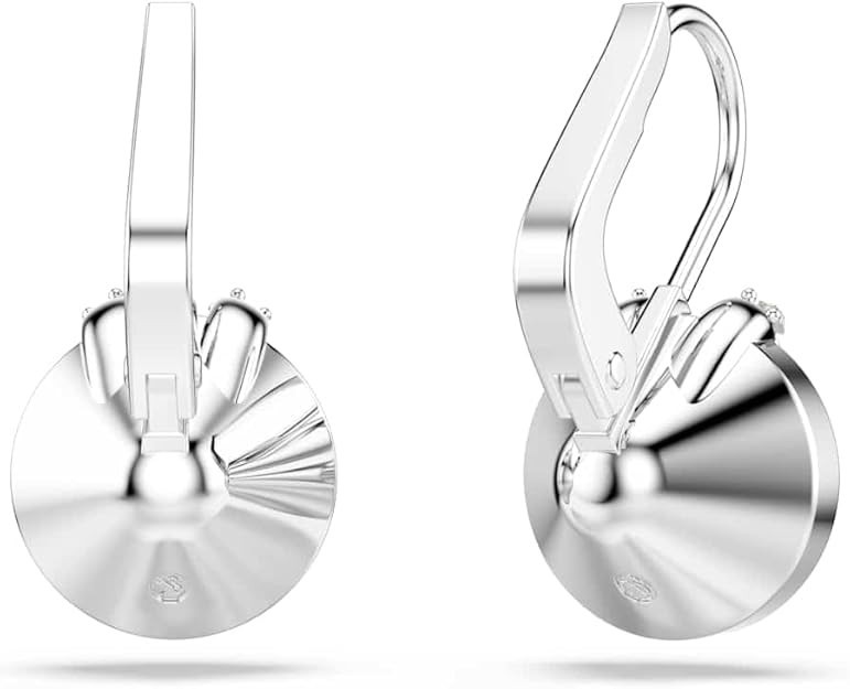 Swarovski BELLA V Mini Drop Earrings Round cut Blue Rhodium Plated 5734234 *NEW*
