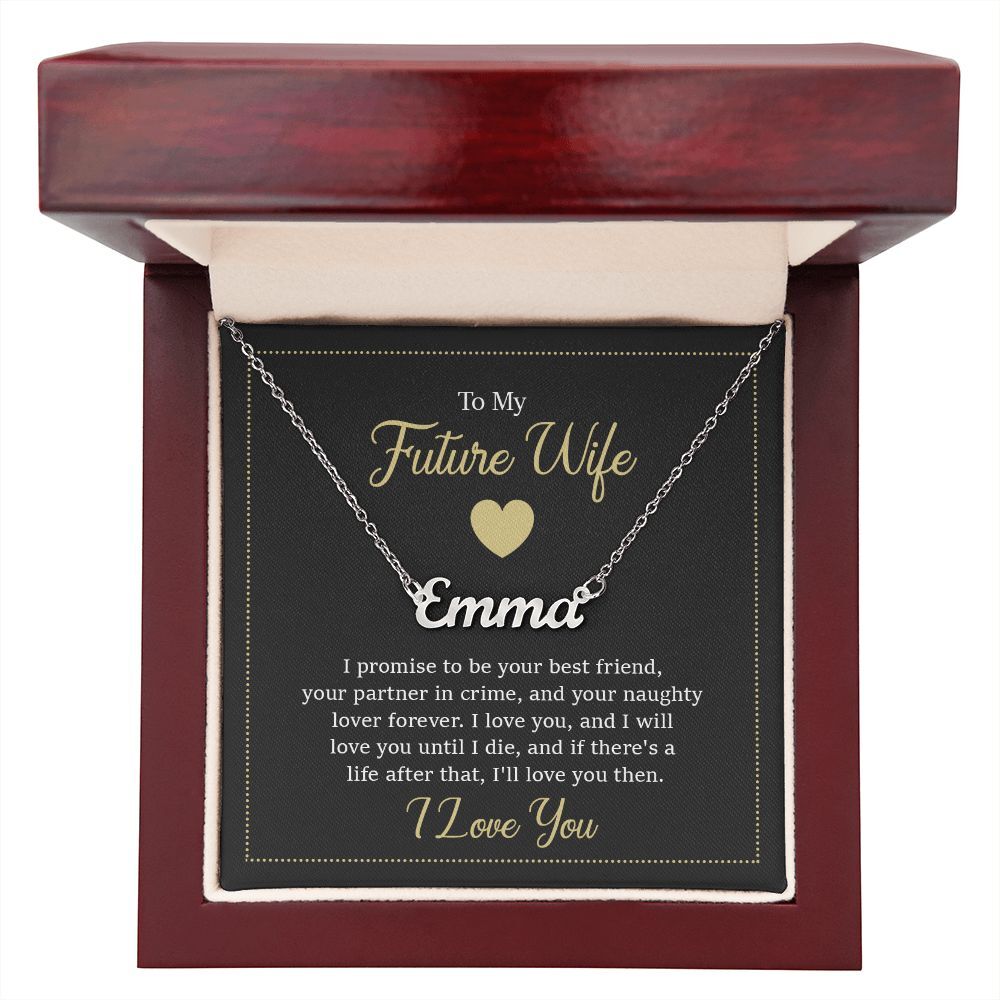 Police Mom Gift Necklace – To My Beautiful Mom, Mother’s Day Gold Necklace
