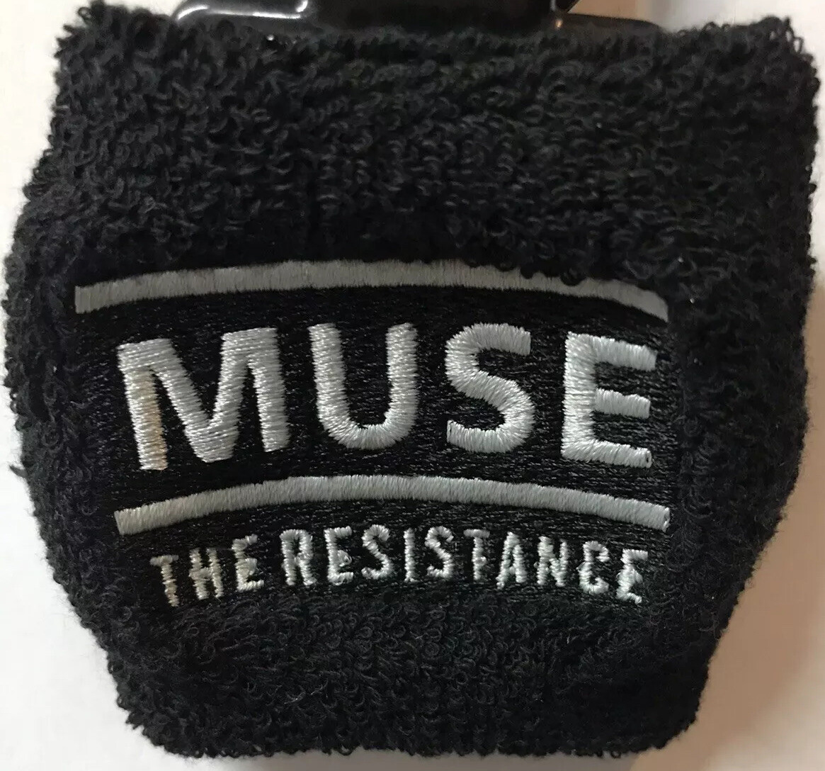 MUSE The Resistance Black Terry Cloth Wristband