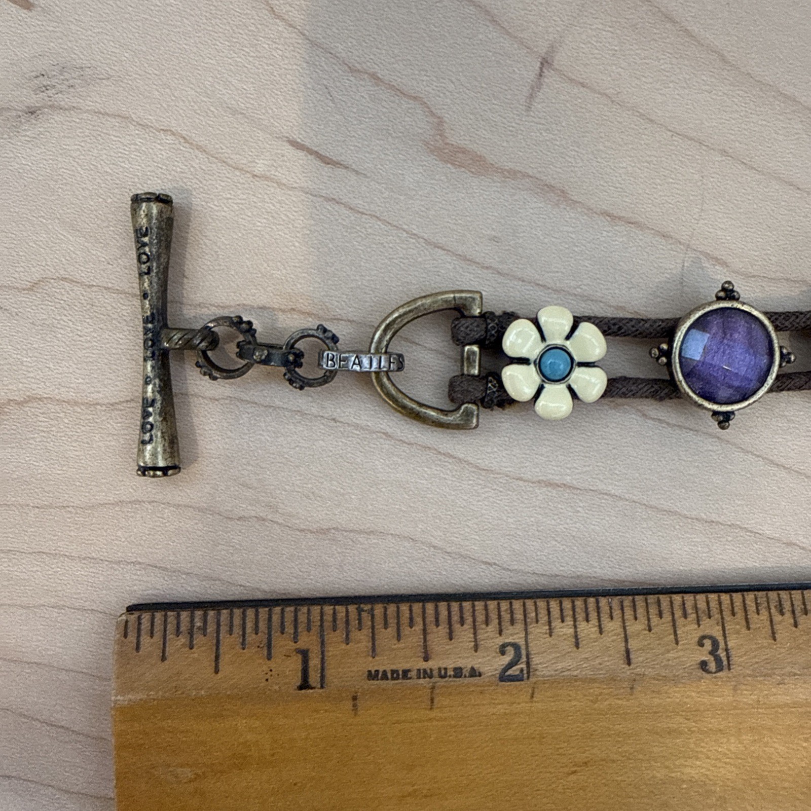 Lucky Brand BEATLES Penny Lane Bracelet RARE Love Collector Music Band
