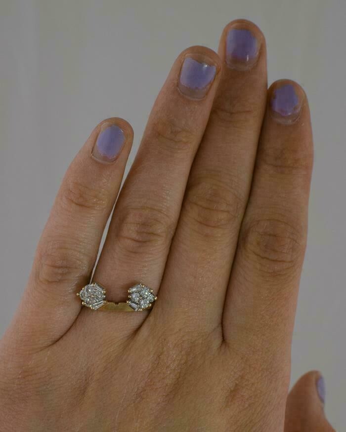 1.50Ct Round Created Diamond Enhancer Wrap Band Ring 14k Yellow Gold Plated