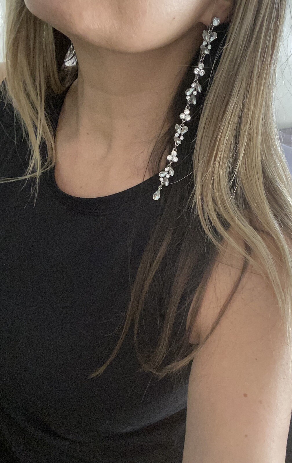 Wedding / Special Occasion Extra Long Gorgeous Drop Earrings