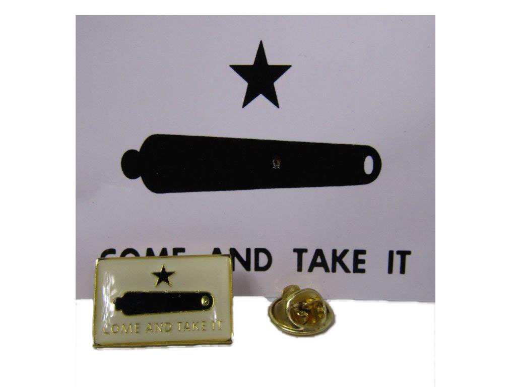 Trump 2024 Gonzales Gonzalez Come and Take It Texas Bike Hat Cap lapel Pin
