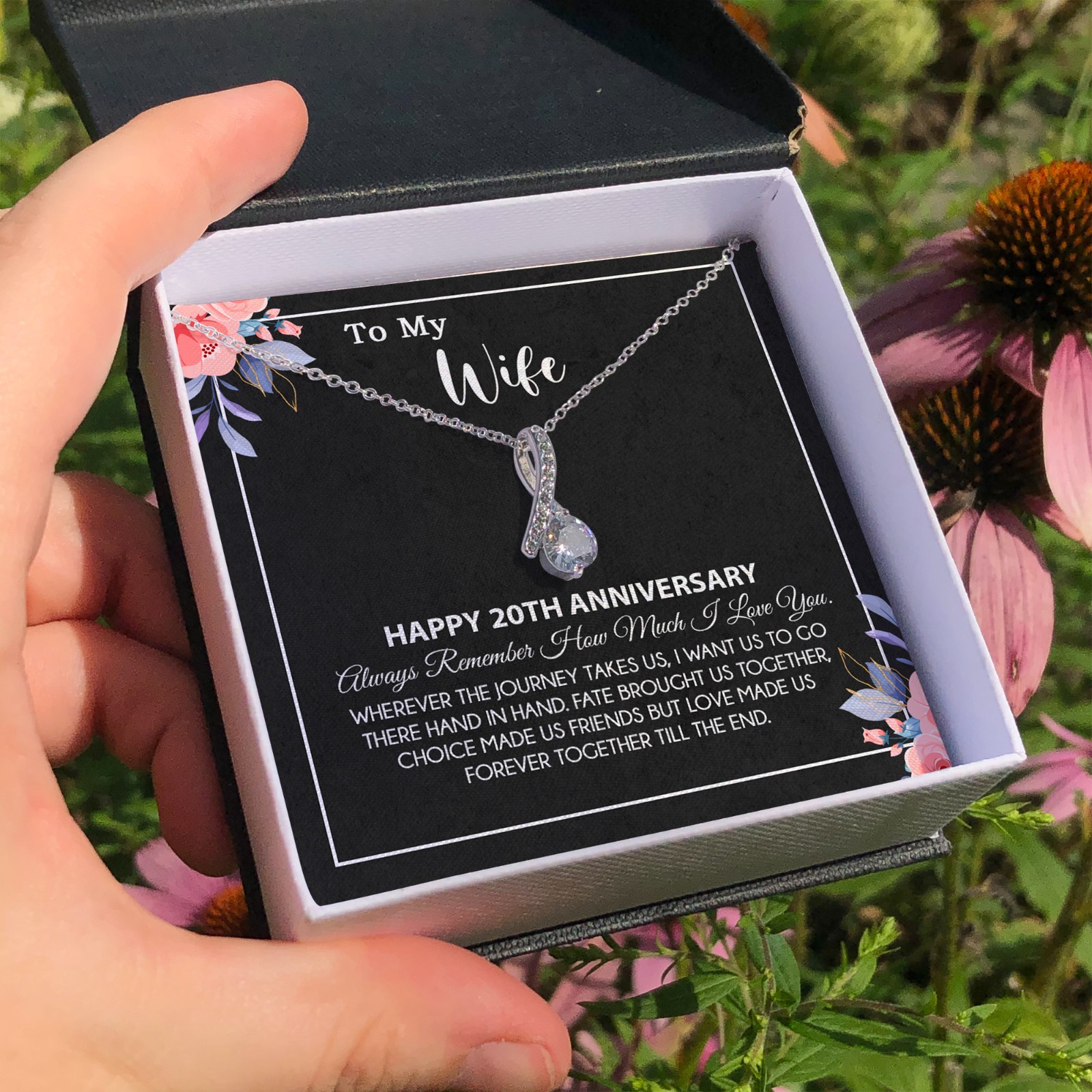 20th Anniversary Gift For Wife Necklace, 20 Year Anniversary, 20th Wedding Gift