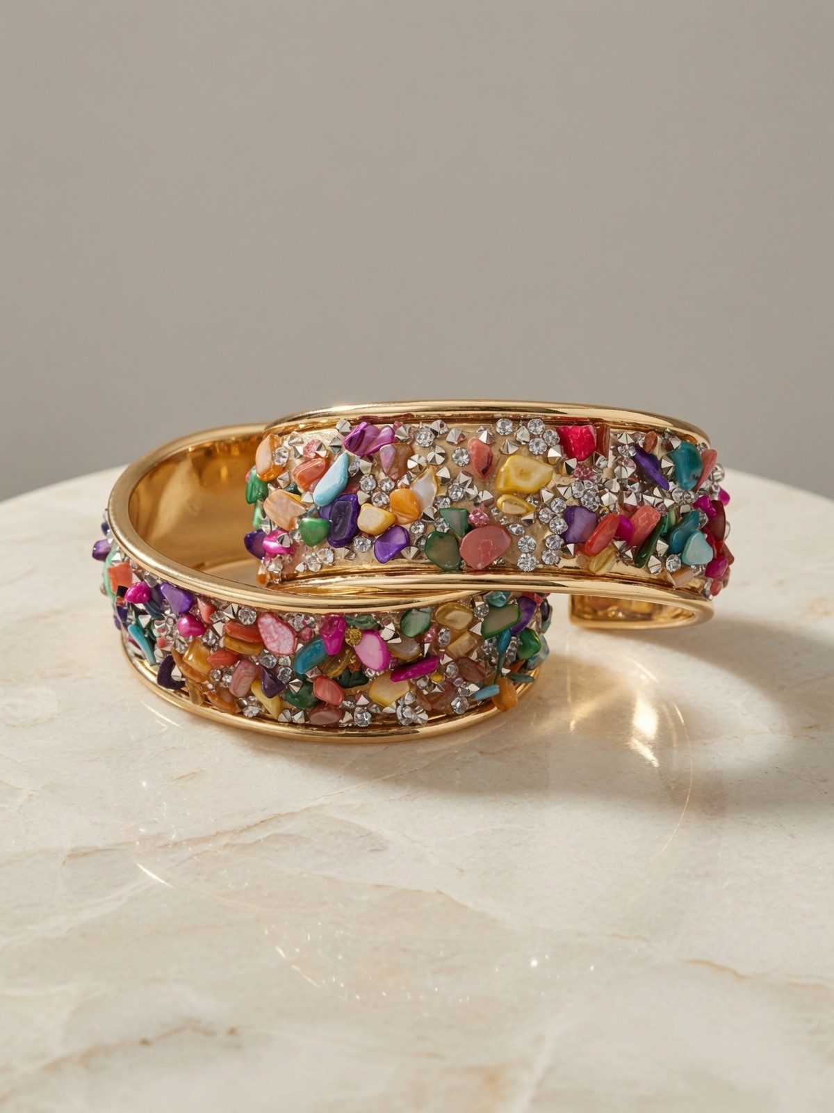 fashion bangle bracelets 9 pair sold together