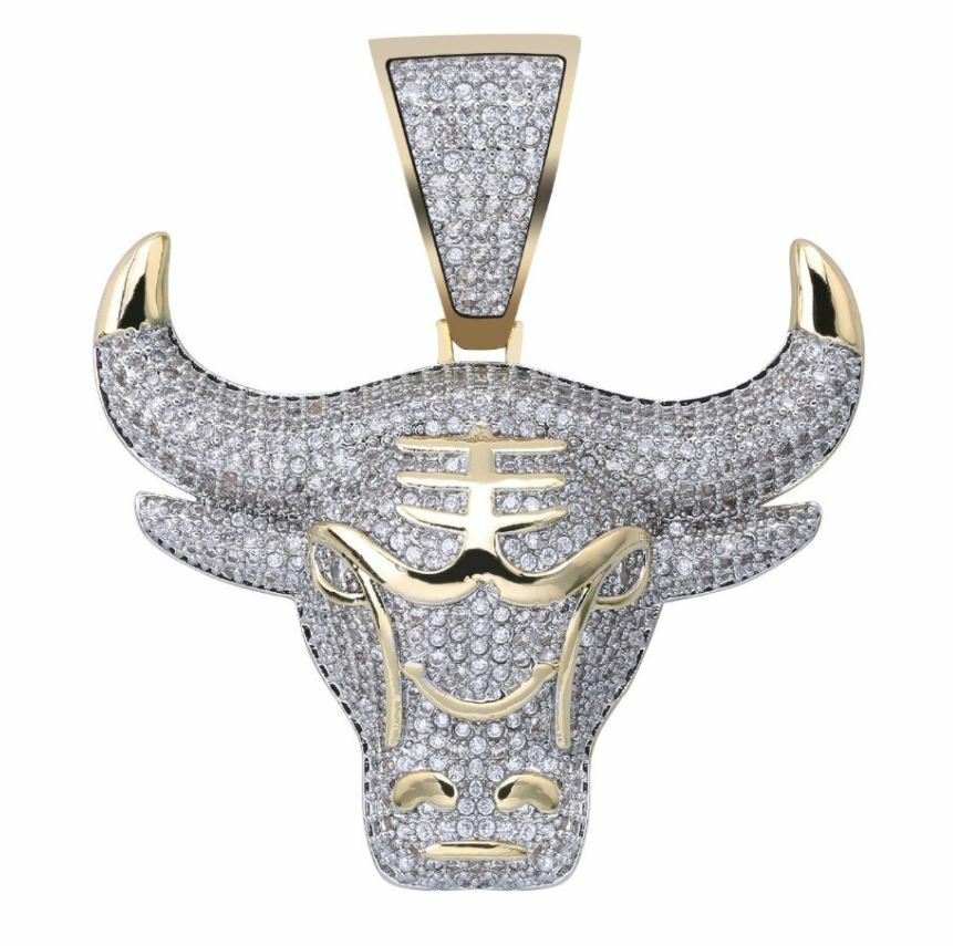 Bull Pendant Necklace – Michael Jordan Chicago Bulls – Wall Street, Stock Market