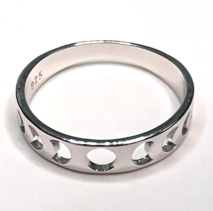 Moon Phase Ring 925 Sterling Silver Band NEW Sizes 5 to 10