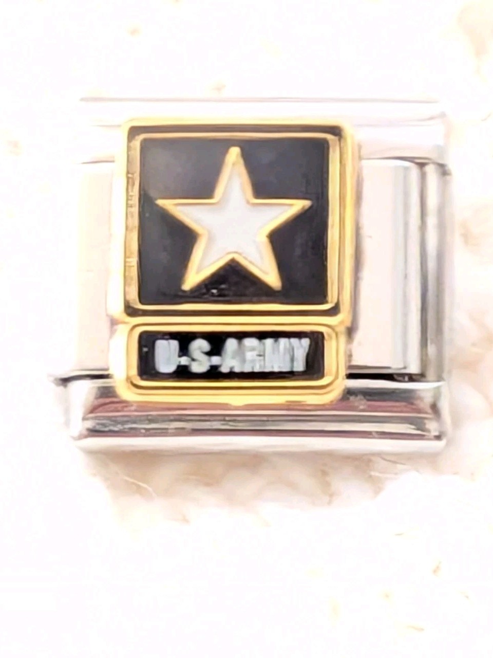 Authentic Casa D’Oro United States Army Italian Charm Classic 9mm K204
