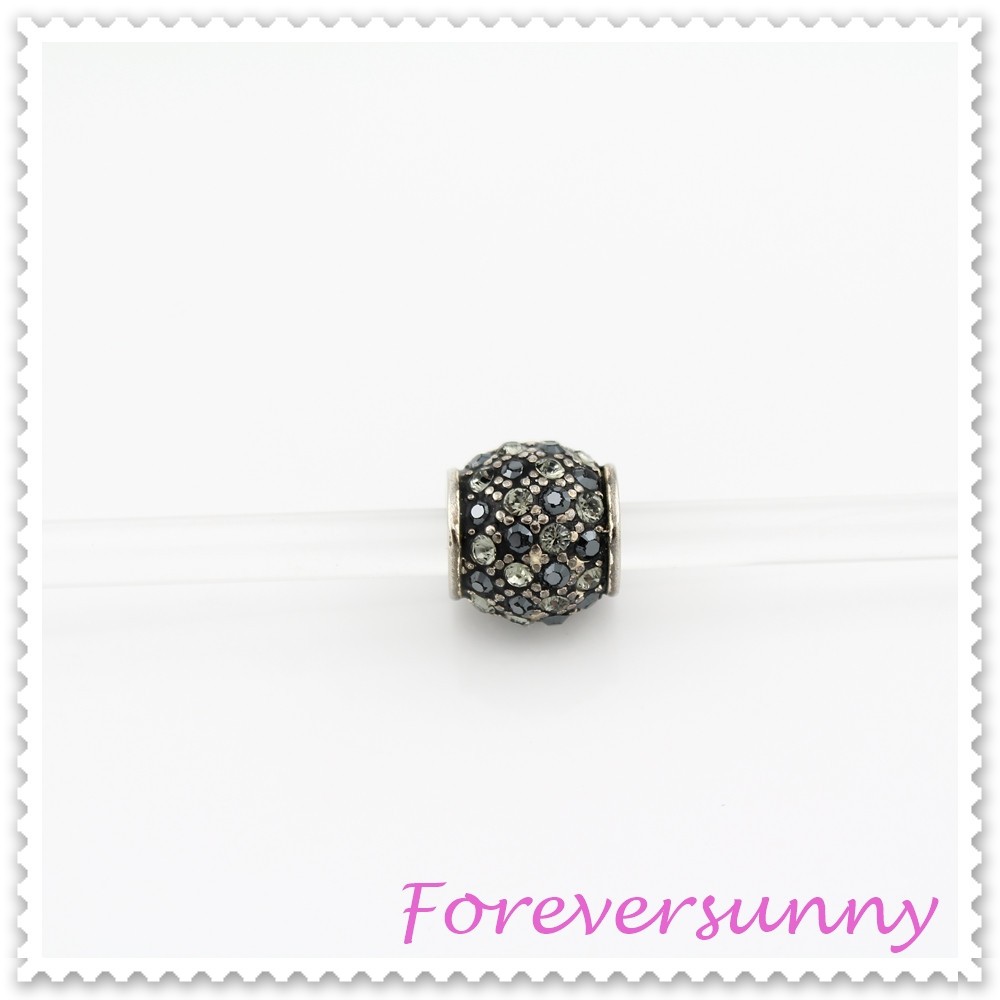 Brighton Crystal Hematite Bead Spacer