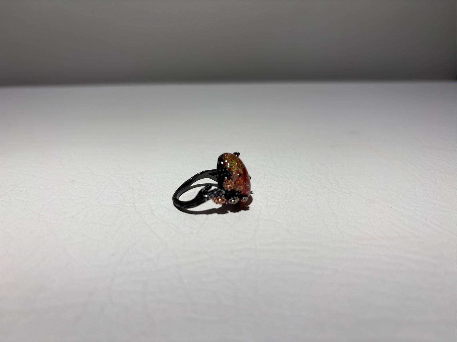 Henrietta Fire Opal Engagement Ring for Women Promise Ginger Lyne Collection