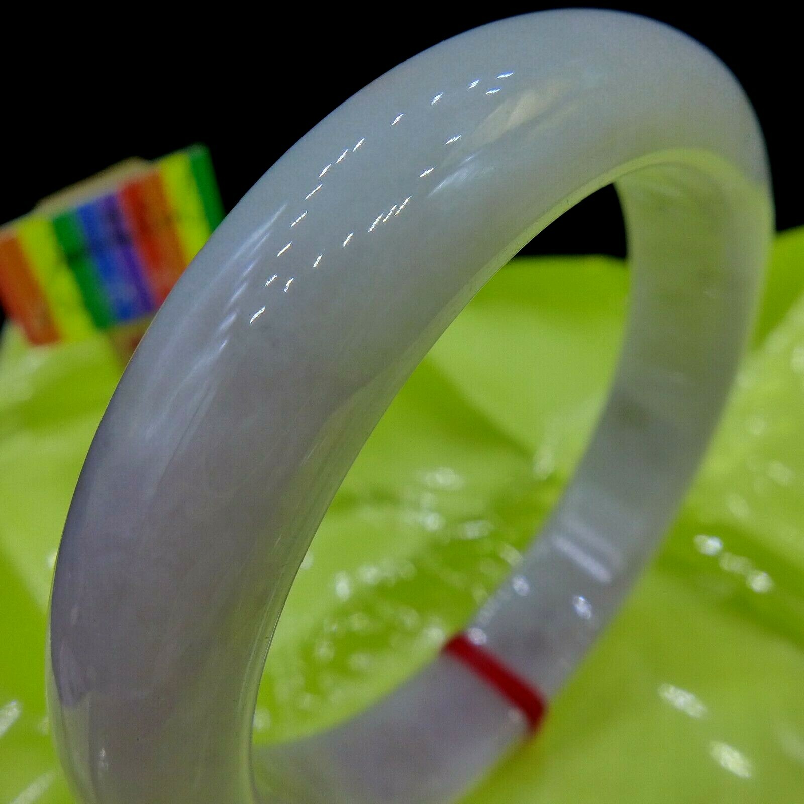 【JadeiteBird】59mm Certified 100% Natural Grade A Jadeite Jade Bangle Bracelet