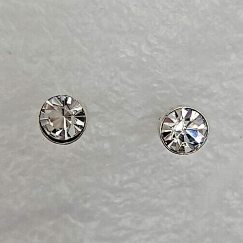 2 sets of cubic zirconia stud earrings. See Pictures & Description!! Pre loved