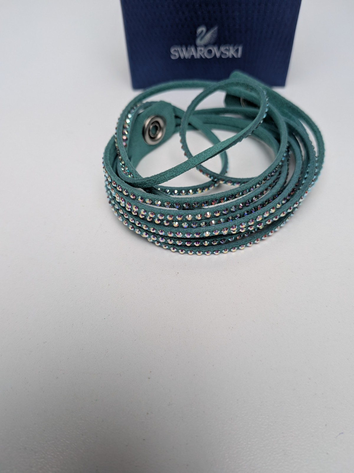 Swarovski Bracelet Women’s 5005054 leather crystal 36cm