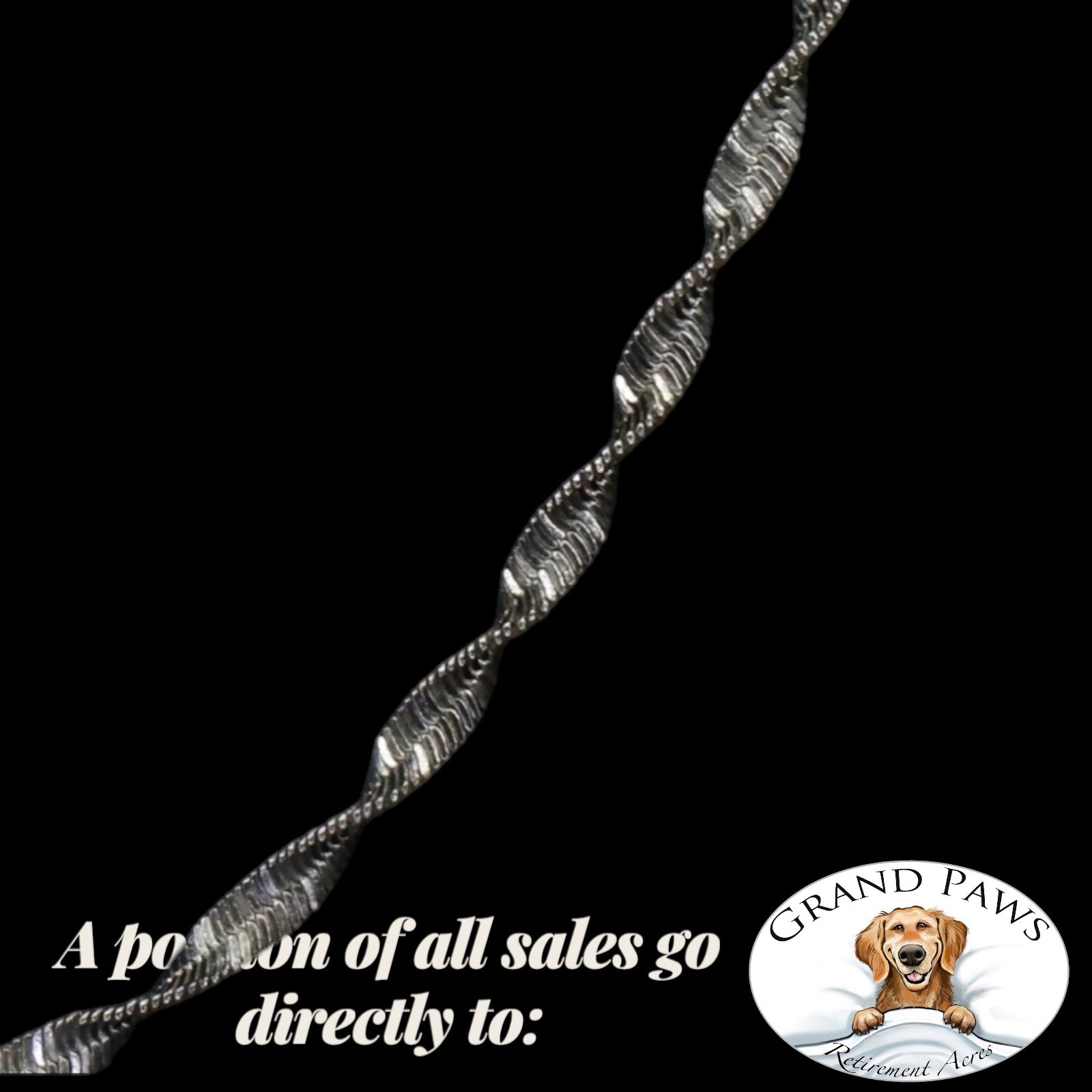 Beautiful Silver Plated – 4mm Twisted Herringbone Chain 29″ Necklace – 14g