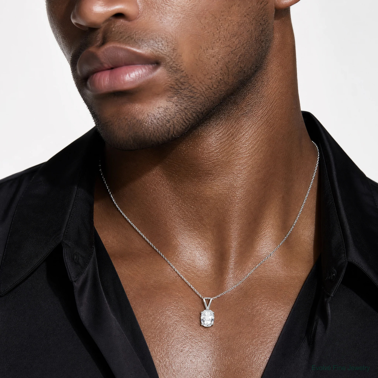 Sterling Silver CZ Pendant