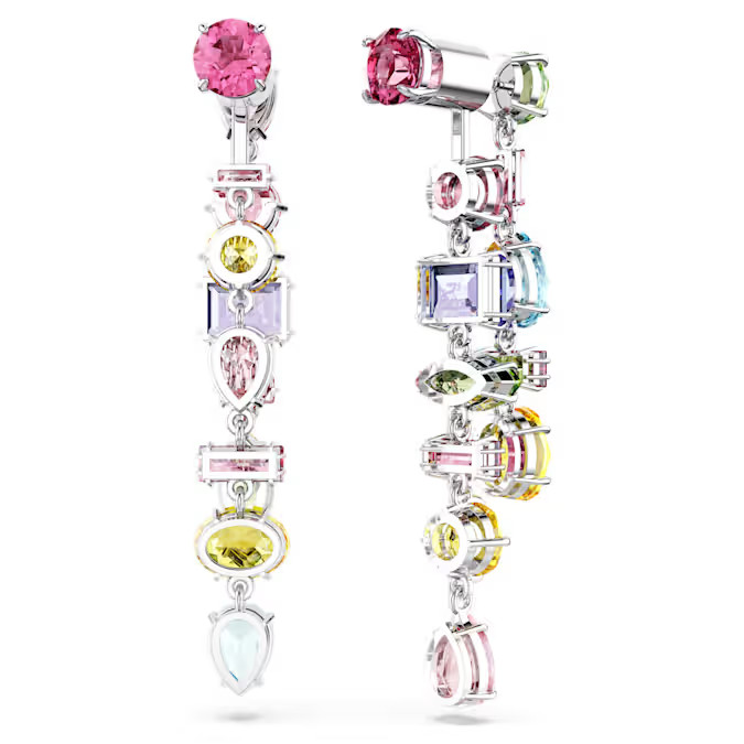 Swarovski Gema drop earrings Mixed cut