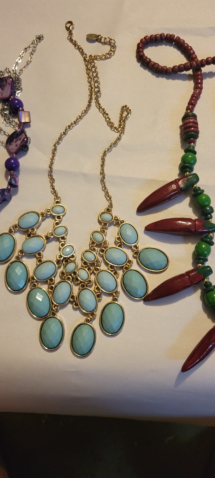 Lot of 9 Wearable Pendant Necklaces Bag No 2
