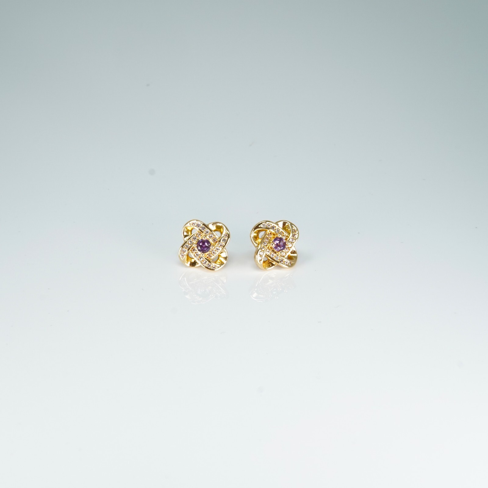 Premium June Alexandrite Color Birthstone Fine Jewelry Stud Post Earring