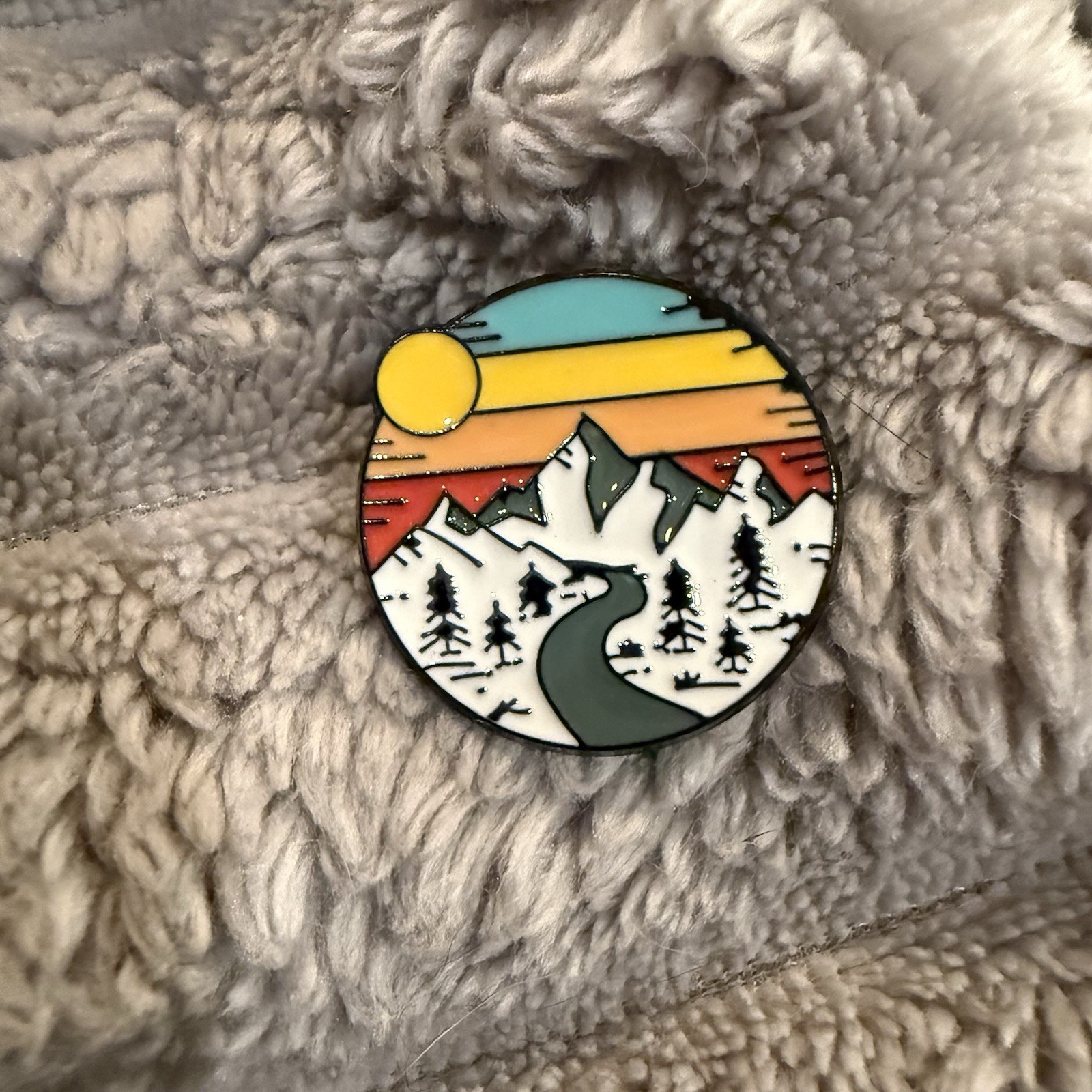 Enamel Pin Adventure Retro Outdoors Brooch Backpack Travel Camping Hiking