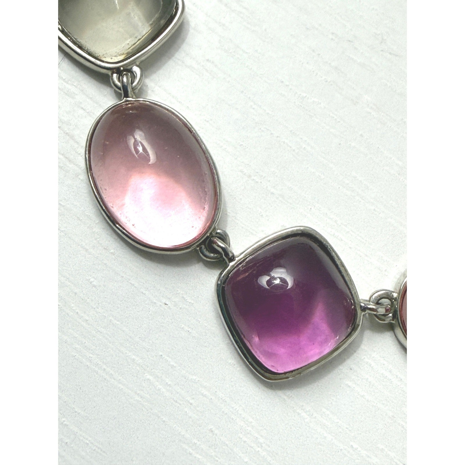 Napier Necklace Earrings Open Bezel Set