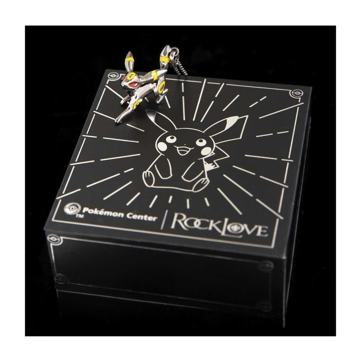 Pokémon Center × RockLove: Umbreon Pendant Necklace .925 Silver *sold out*