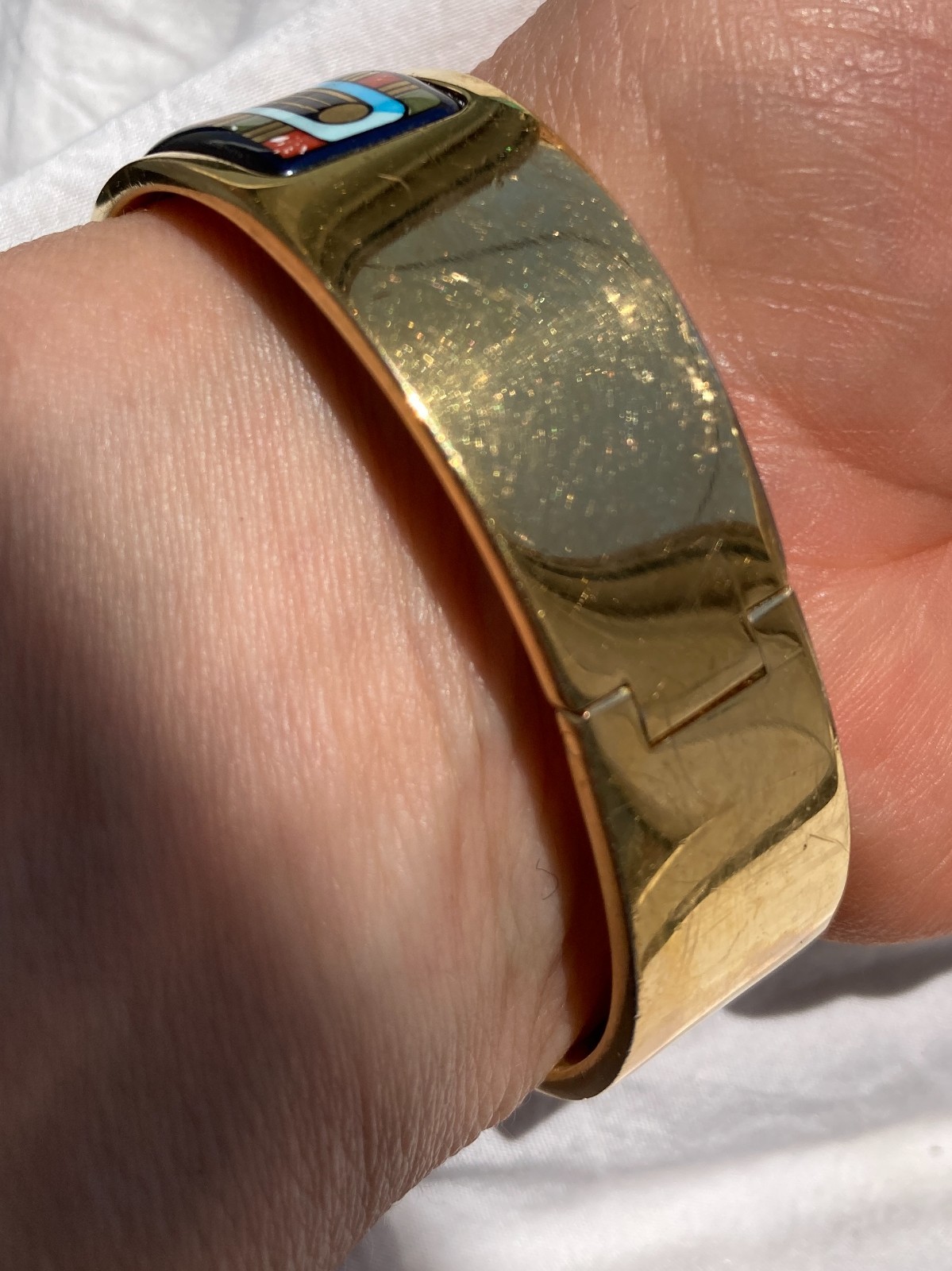 VTG Michaela Frey Team (FREYWILLE) Contessa Egyptian 🪲 Scarab Bracelet 24K