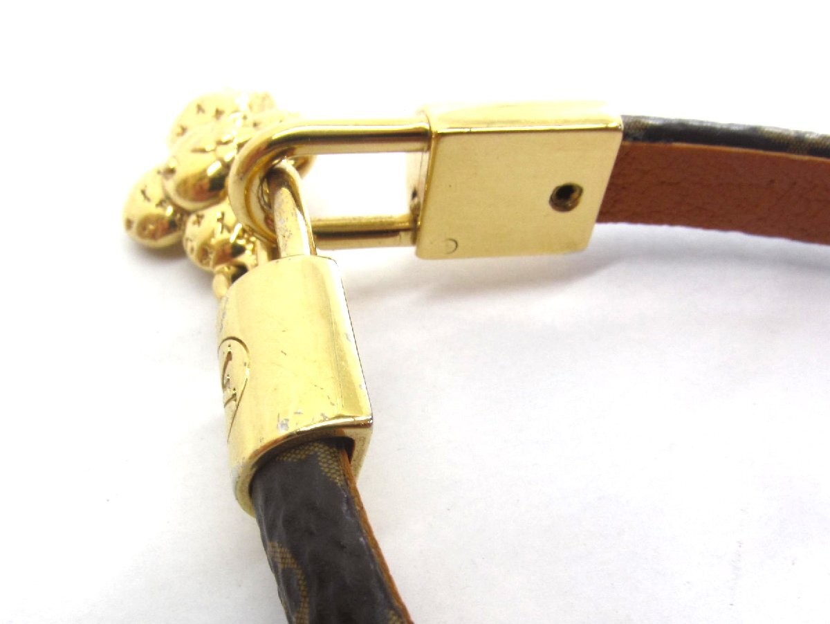Louis Vuitton Bracelet Authentic M6773E Size 17cm Color Gold From Japan