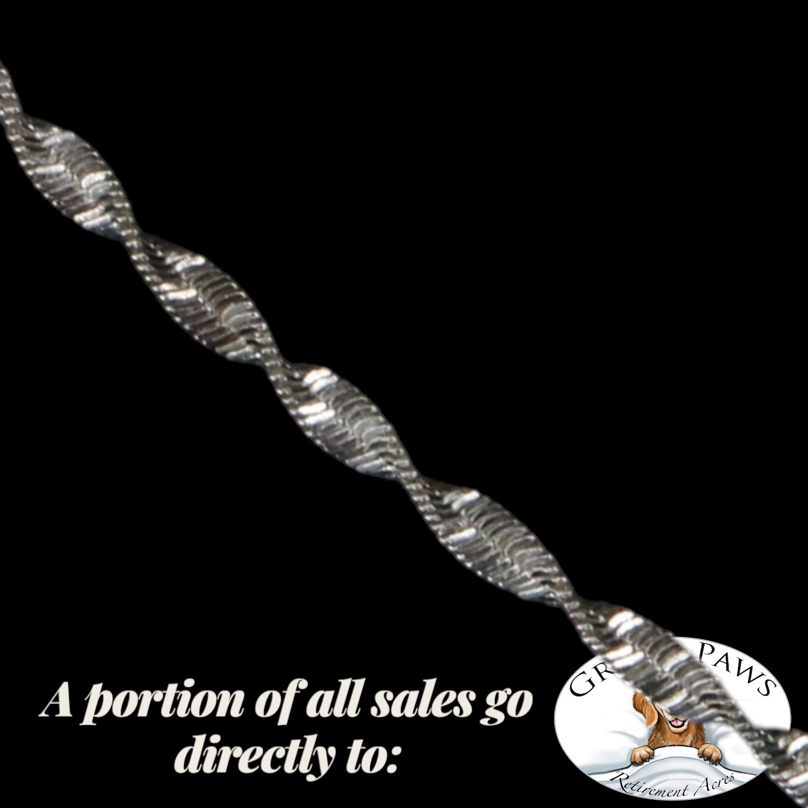Beautiful Silver Plated – 4mm Twisted Herringbone Chain 29″ Necklace – 14g