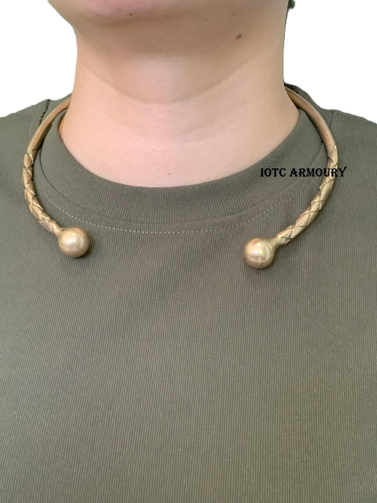 Handmade Hand Froged Iron Torc Viking Neck Celetic Jewellry Torc Necklace For…