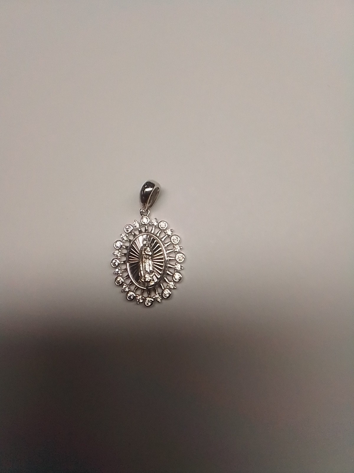 Sterling Silver 925 Ladies Guadalupe Pendant