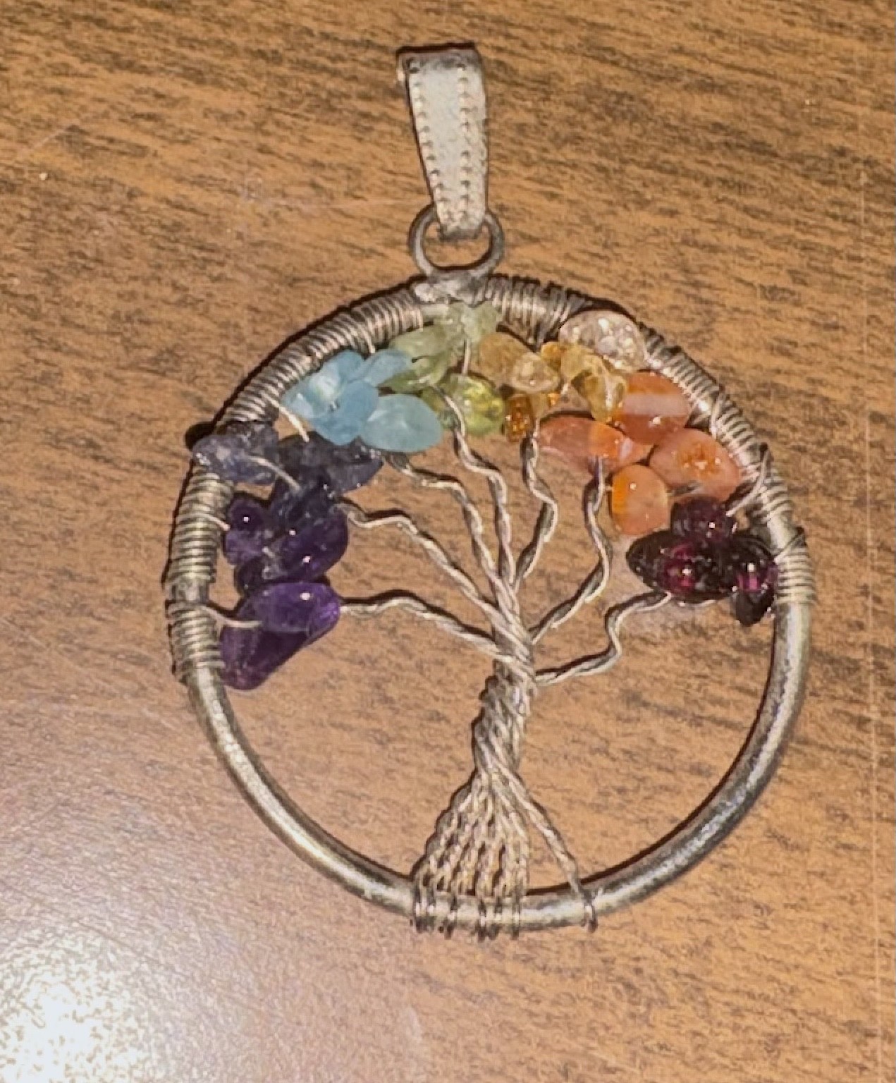 Tree of Life Wire Wrapped Chakra Pendant-PENDANT ONLY!