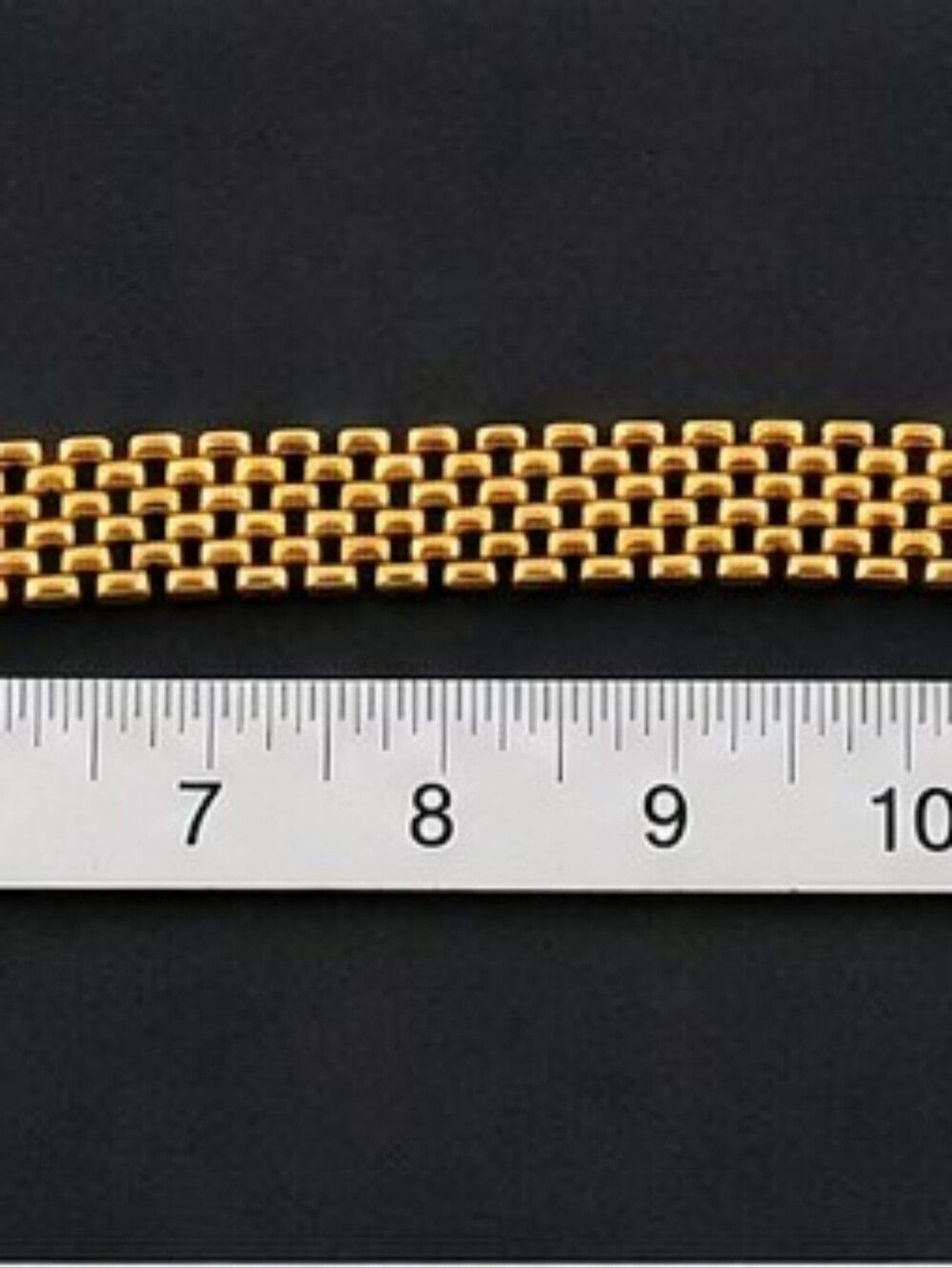 Vintage Napier Gold Tone Panther Link Cleopatra Collar Necklace Signed 16″