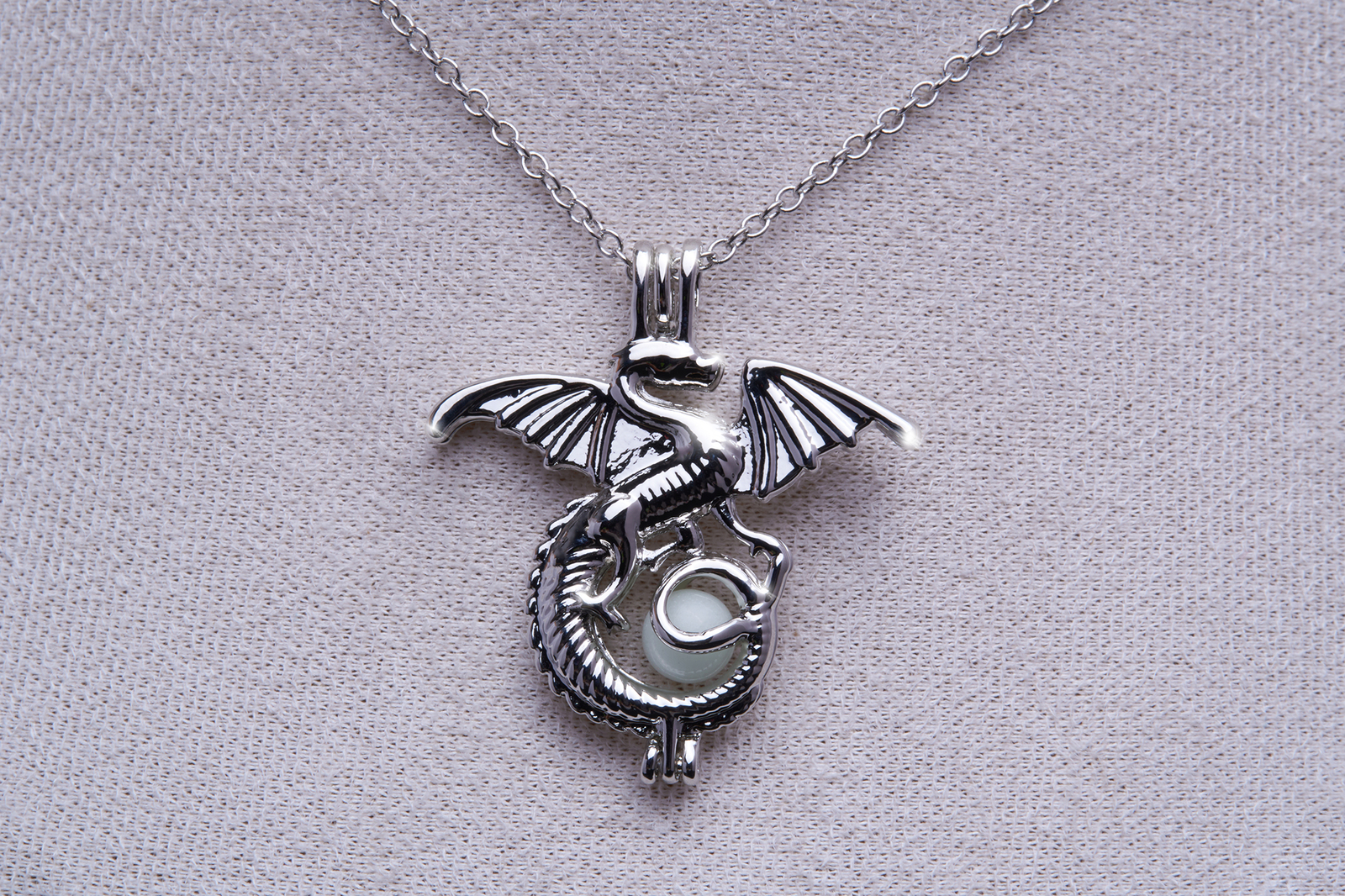 AlterImage Jewelry Majestic Medieval Dragon Glow In The Dark Necklaces Set of 3