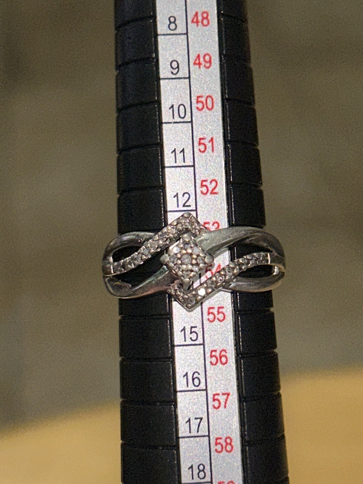 Kay Jewelers Women’s Sterling Silver (925) 1/4ct Size 7 Forever Diamond Ring