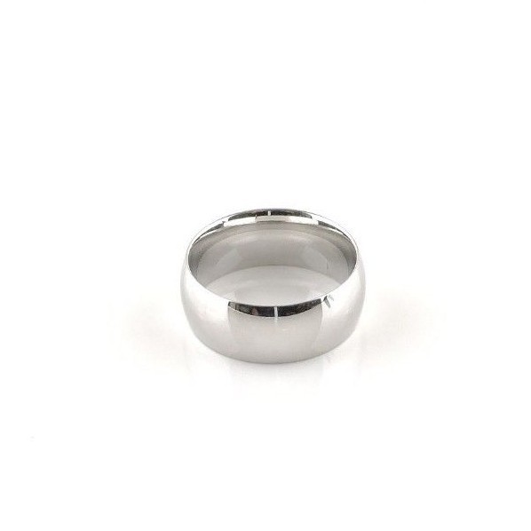 Stainless Steel Comfort Fit 8 mm Wide Band Ring – Free Gift Packaging