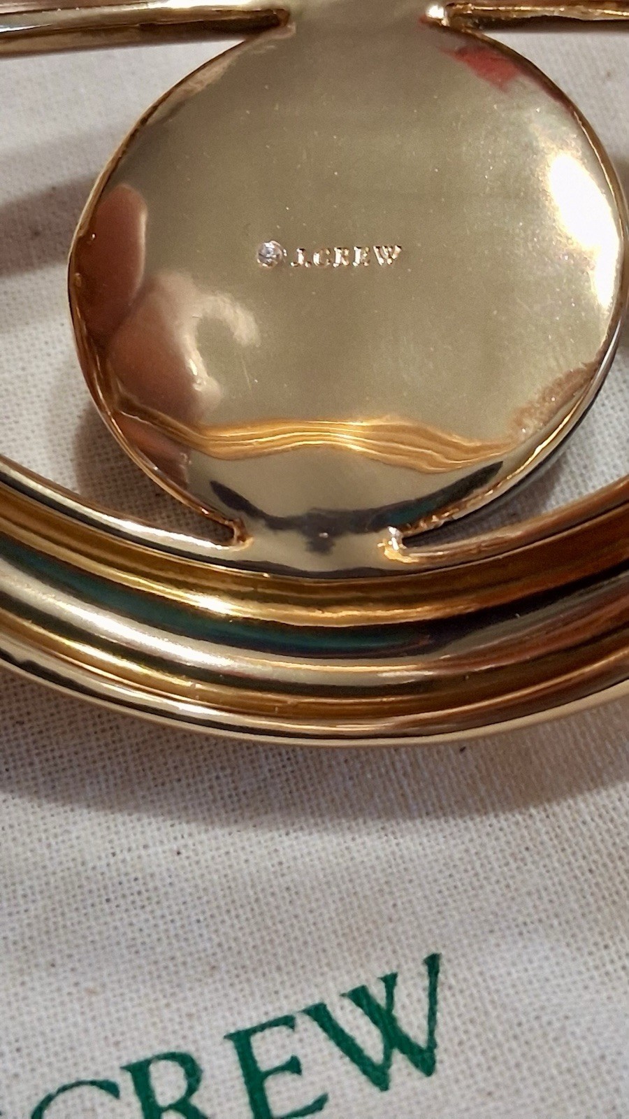 J.CREW WEARABLE ART BLUE STONE CUFF BRACELET