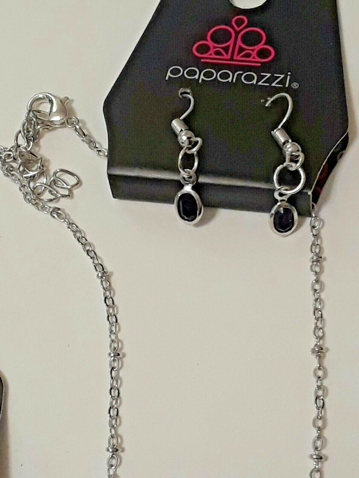Paparazzi necklace bracelet earring set, Napier + 2 other necklaces. stones +