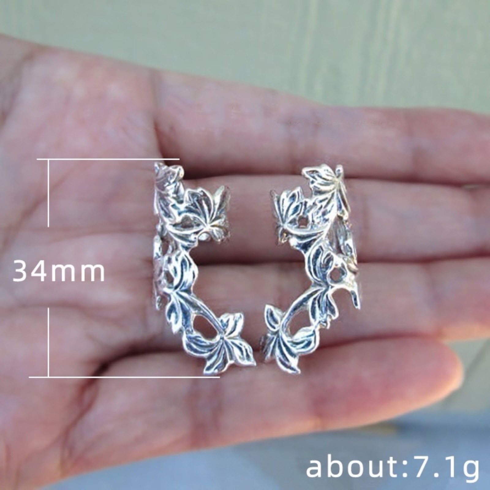 Gorgeous Clip on Earrings for Women Silver Plated Jewelry Free Shipping A82