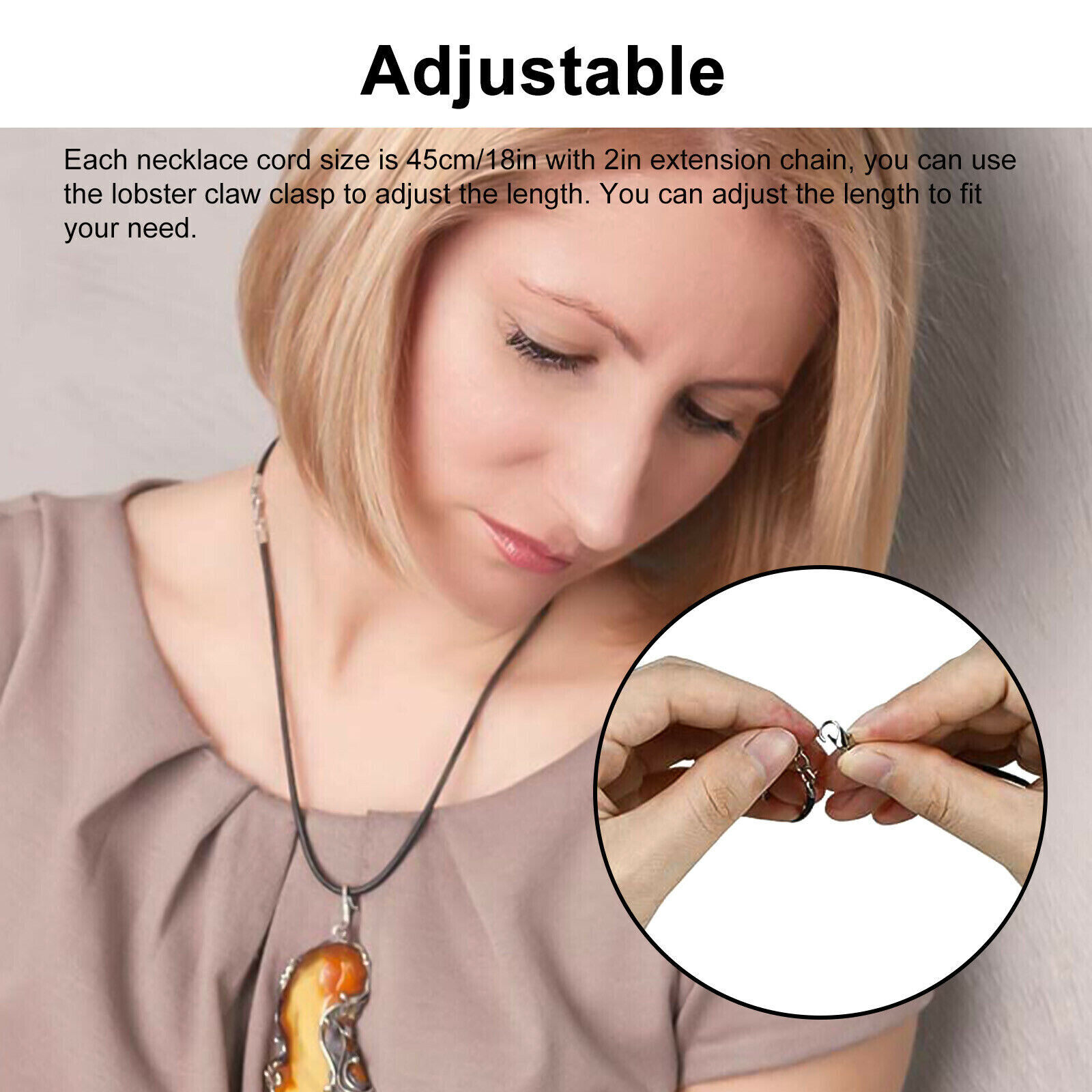 100PCS 18” Leather String Charms Necklace Cords Wholesale Rope Bulk Lot Cords