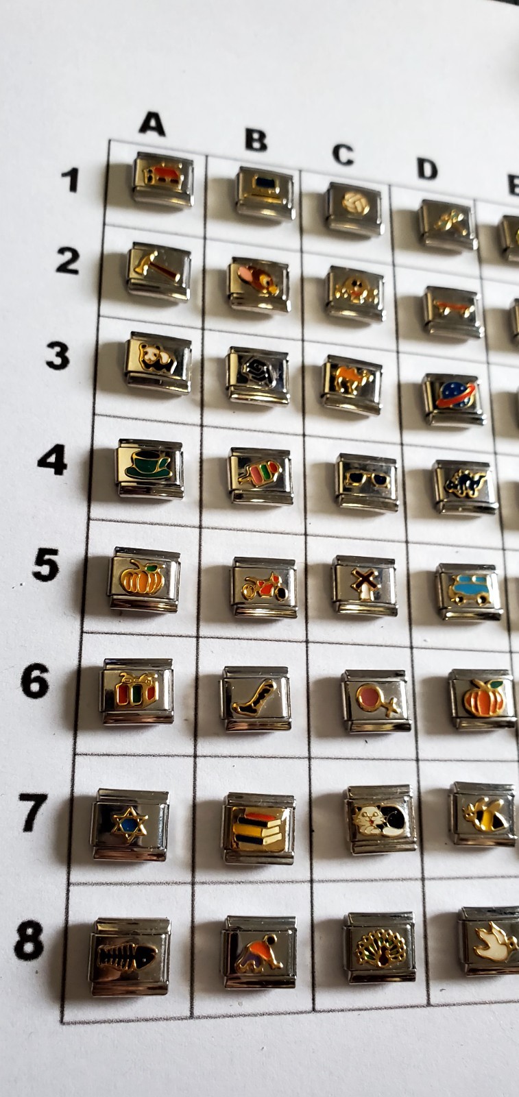 Shop-You Pick & Choose- Household Italian Charms UBERRY StSteel D’linq Enamel